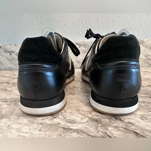 DOLCE & GABBANA Leather Colorblock Pattern Sneakers Sz 8.5 - Picture 6 of 10